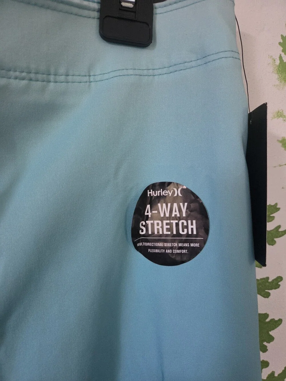 Hurley Teal to Blue Ombre 4-Way Stretch Boardshorts
